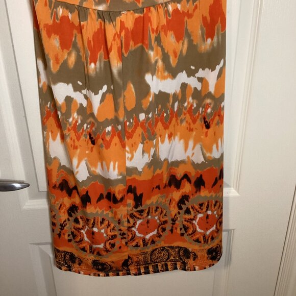 Christinalove Womens Halter Neck Summer Vacation Dress Stretchy Size XL Colorful - Picture 8 of 10